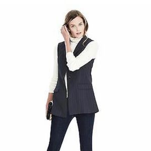 Banana Republic Luxe Chalk Stripe Vest